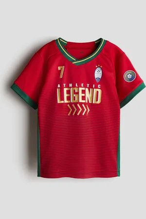 H&M Fußballtrikot mit Print - Rot