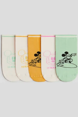 H&M 5er-Pack Socken mit Intarsienmotiv - Grün