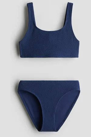 H&M Bikini mit Struktur - Blau