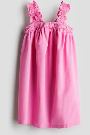 H&M Kleid aus Leinenmix - Pink