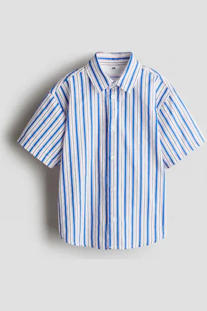 H&M Hemd aus Baumwollpopeline - Weiß