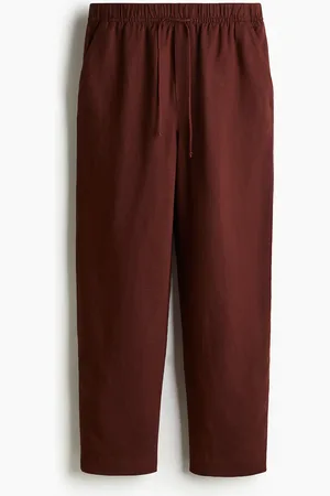 H&M Kordelzughose aus Leinenmix - Beige