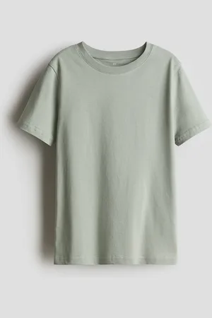 H&M T-Shirt aus Baumwolle - Grün