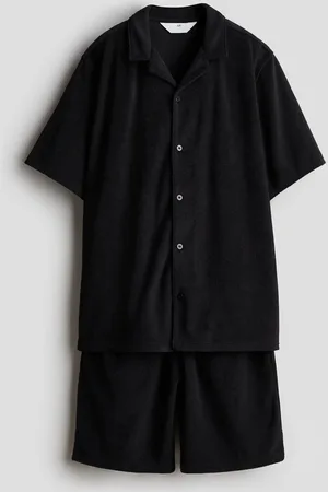 H&M Zweiteiler aus Frottee - Schwarz