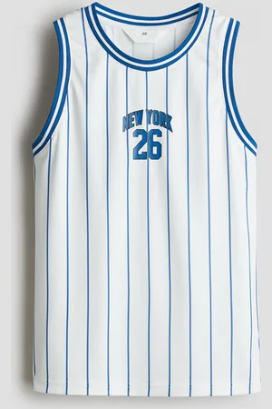 H&M Basketball-Tanktop aus Mesh - Weiß