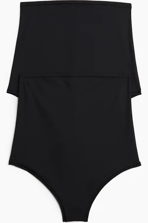 H&M MAMA 2er-Pack High Waist Mikrofaser-Slips - Schwarz