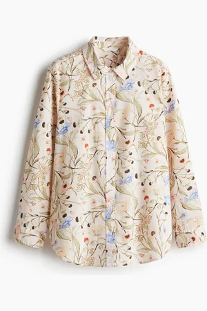 H&M Bluse aus Leinenmix - Orange
