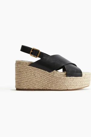 H&M Espadrilles mit Keilabsatz - Schwarz