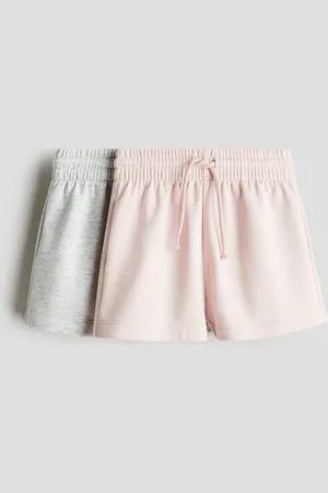 H&M 2er-Pack Sweatshorts - Pink
