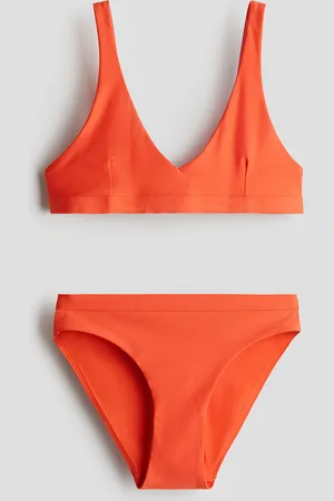 H&M Bikini mit V-Ausschnitt - Orange