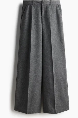H&M Weite elegante Hose - Grau