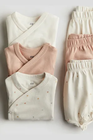 H&M 6-teiliges Jerseyset - Beige