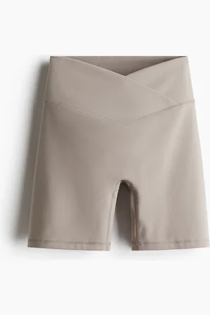 H&M Sport-Radlershorts mit SoftMove™ - Braun