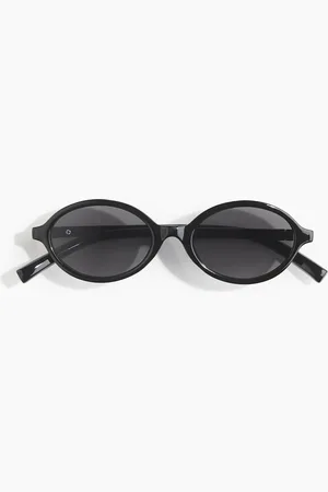 H&M Ovale Sonnenbrille - Schwarz