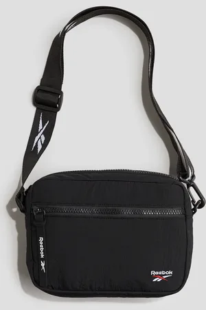 H&M Crossbody-Tasche mit Stickerei - Schwarz