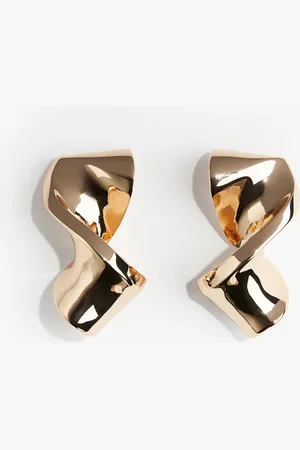 H&M Markante Ohrringe mit geschwungenem Design - Gold