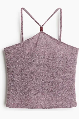 H&M Gestricktes Trägertop - Lila