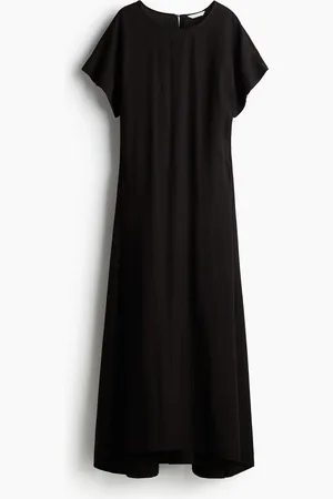 H&M Kleid mit Butterfly-Ärmeln - Schwarz