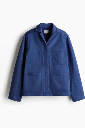 H&M Shacket aus Twill - Blau