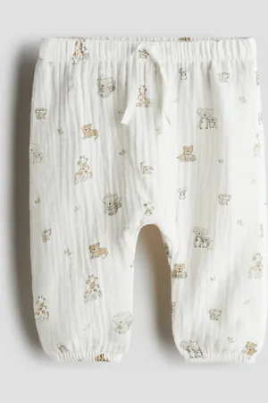 H&M Hose aus Baumwollmusselin - Beige