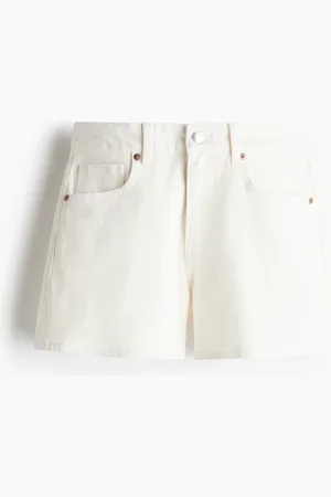 H&M Jeansshorts - Weiß