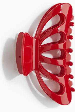 H&M Haarklammer aus Plastik. - Rot