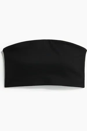 H&M Bandeau-Sport-BH mit SoftMove™ Light Support - Schwarz