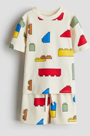 H&M 2-teiliges Set mit Print - Beige
