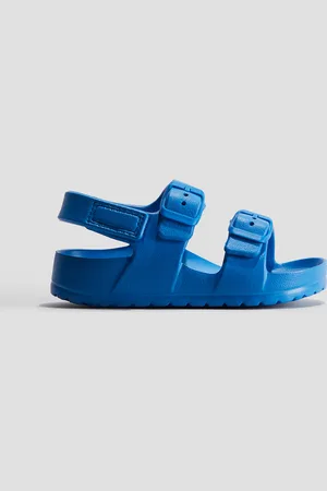 H&M Badesandalen mit zwei Fußriemen - Blau