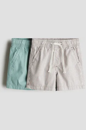H&M 2er-Pack Baumwollshorts - Beige