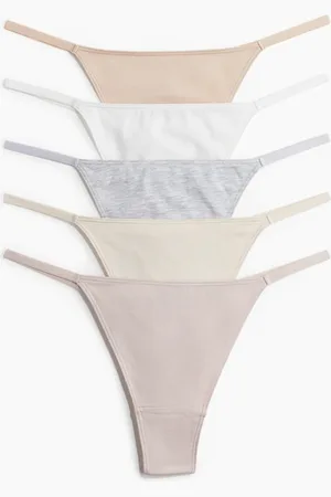 H&M 5er-Pack Tangas - Pink