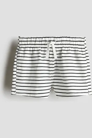 H&M Shorts aus Baumwolljersey - Weiß