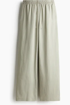 H&M Hose aus Leinenmix - Grün