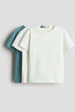 H&M 3er-Pack T-Shirts - Grün