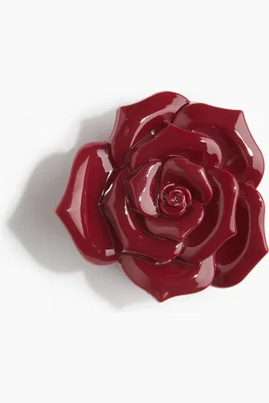 H&M Rosenförmige Haarklammer - Rot