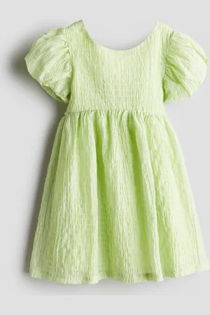 H&M Kleid aus Seersucker - Grün