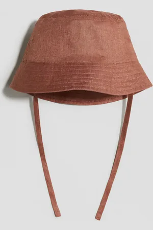 H&M Sonnenhut aus Leinen - Orange