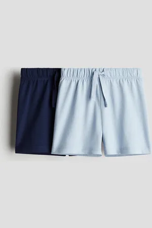 H&M 2er-Pack Jerseyshorts - Blau