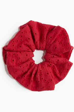 H&M Besticktes Scrunchie - Rot