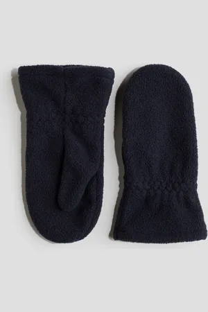 H&M Fäustlinge aus Fleece - Blau