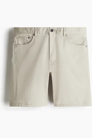 H&M 5-Pocket-Shorts aus Twill in Regular Fit - Beige