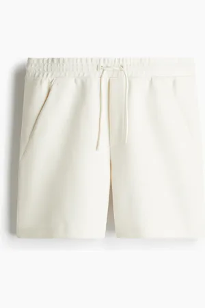 H&M Sweatshorts in Regular Fit - Weiß