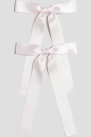 H&M 2er-Pack Haarspangen mit Schleife - Pink