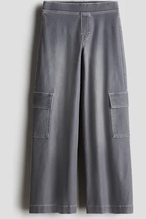 H&M Weite Cargohose - Grau