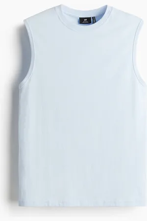 H&M COOLMAX® Tanktop in Regular Fit - Blau