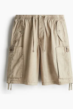 H&M Cargoshorts in Loose Fit - Beige