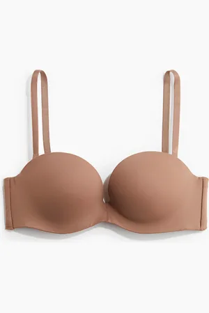 H&M Super-Push-up-Balconette-BH aus Mikrofaser - Beige