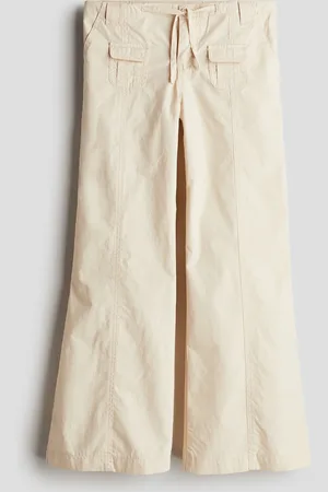 H&M Cargohose mit Bootcut - Beige