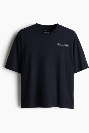 H&M Kastiges Sport-T-Shirt mit DryMove™ - Blau