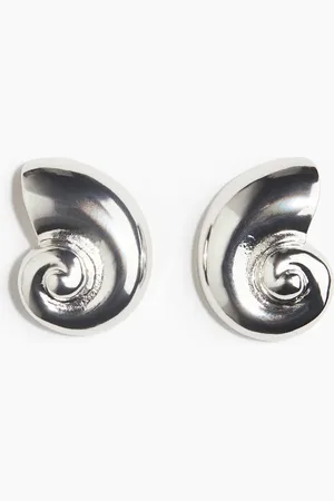 H&M Muschelförmige Ohrringe - Silbre